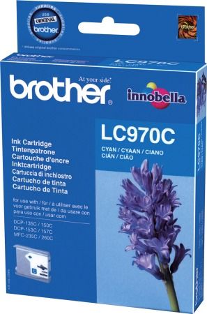 Brother LC970C tintapatron - cián (Brother LC970C)