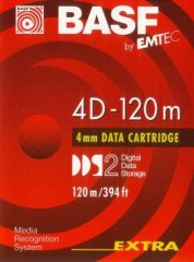 BASF DAT 4D-120 m adatkazetta (DDS2) - 4 / 8 GB (DDS2)