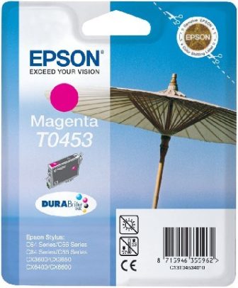 Epson T04534010 tintapatron - bíborvörös színű - 1 patron / csomag (Epson C13T04534010)