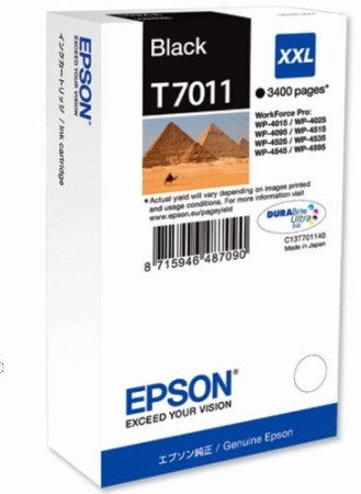 Epson T701140 tintapatron - fekete színű - 1 patron / csomag (Epson C13T701140)