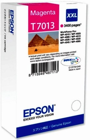 Epson T701340 tintapatron - bíborvörös színű - 1 patron / csomag (Epson C13T701340)