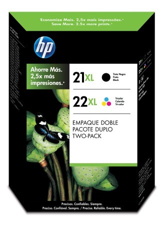 HP SD367A No. 21, 22 csomag - 1 x HP C9351A, 1 x HP C9352A - black, colour (Hewlett-Packard SD367A)