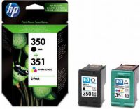   HP SD412E No. 350, 351 csomag - 1 x HP CB335E, 1 x HP CB337E - black, colour (Hewlett-Packard SD412E)