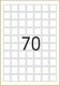 Herma 10105 nyomtatható négyzet alakú öntapadós visszaszedhető etikett címke