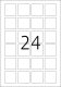 Herma 10108 nyomtatható négyzet alakú öntapadós visszaszedhető etikett címke