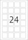 Herma 10108 nyomtatható négyzet alakú öntapadós visszaszedhető etikett címke
