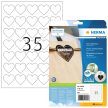 Herma 10790 szív alakú nyomtatható öntapadós etikett címke