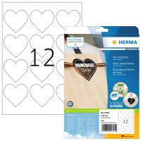 Herma 10791 szív alakú nyomtatható öntapadós etikett címke