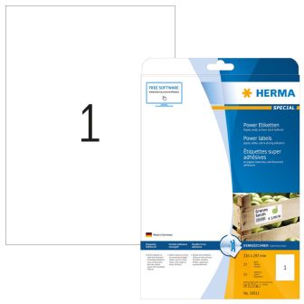 Herma 10911 fehér színű öntapadó etikett címke
