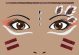Herma Face Art No. 15316 öntapadó arc matrica "Native American" motívumokkal.