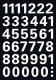 Herma 15558 öntapadó számmatrica