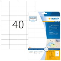 Herma 4684 öntapadós átlátszó etikett címke