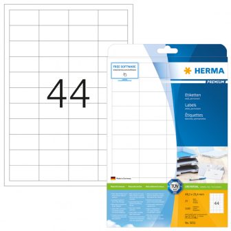 Herma 5051 nyomtatható öntapadós etikett címke