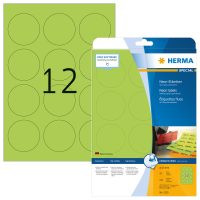 Herma 5155 neon zöld színű öntapadó etikett címke