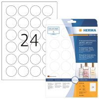 Herma 8023 öntapadós víztiszta átlátszó etikett címke