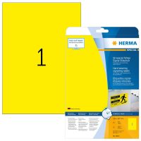 Herma 8033 öntapadós sárga időjárásálló címke