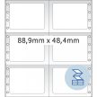 Herma 8226 nyomtatható öntapadó leporellós címke