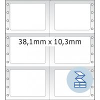 Herma 8228 nyomtatható öntapadó leporellós címke