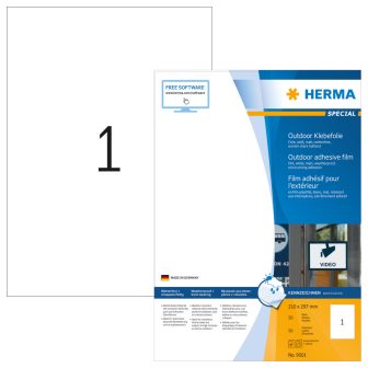 Herma 9501 öntapadós fehér ultra ellenálló címke