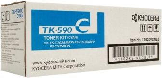 Kyocera Mita TK-590C toner cartridge - cyan (Kyocera TK-590C)
