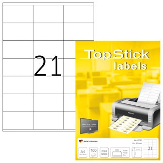 TopStick 8707 nyomtatható öntapadós etikett címke
