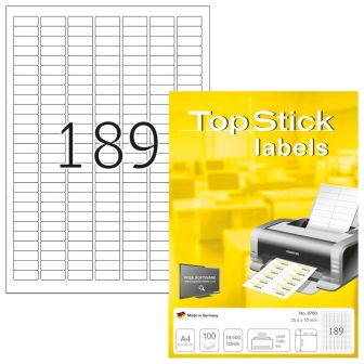 TopStick 8780 nyomtatható öntapadós etikett címke