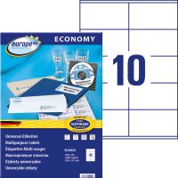 europe100 ELA022 nyomtatható öntapadós etikett címke